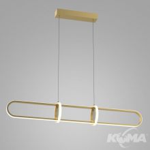 Cerrila lampa wisząca złota 31.2w led 3000K 1300 lm CRI 80